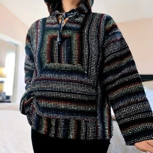 New Classic Mexican Poncho/Hoodie. Excellent Condition.